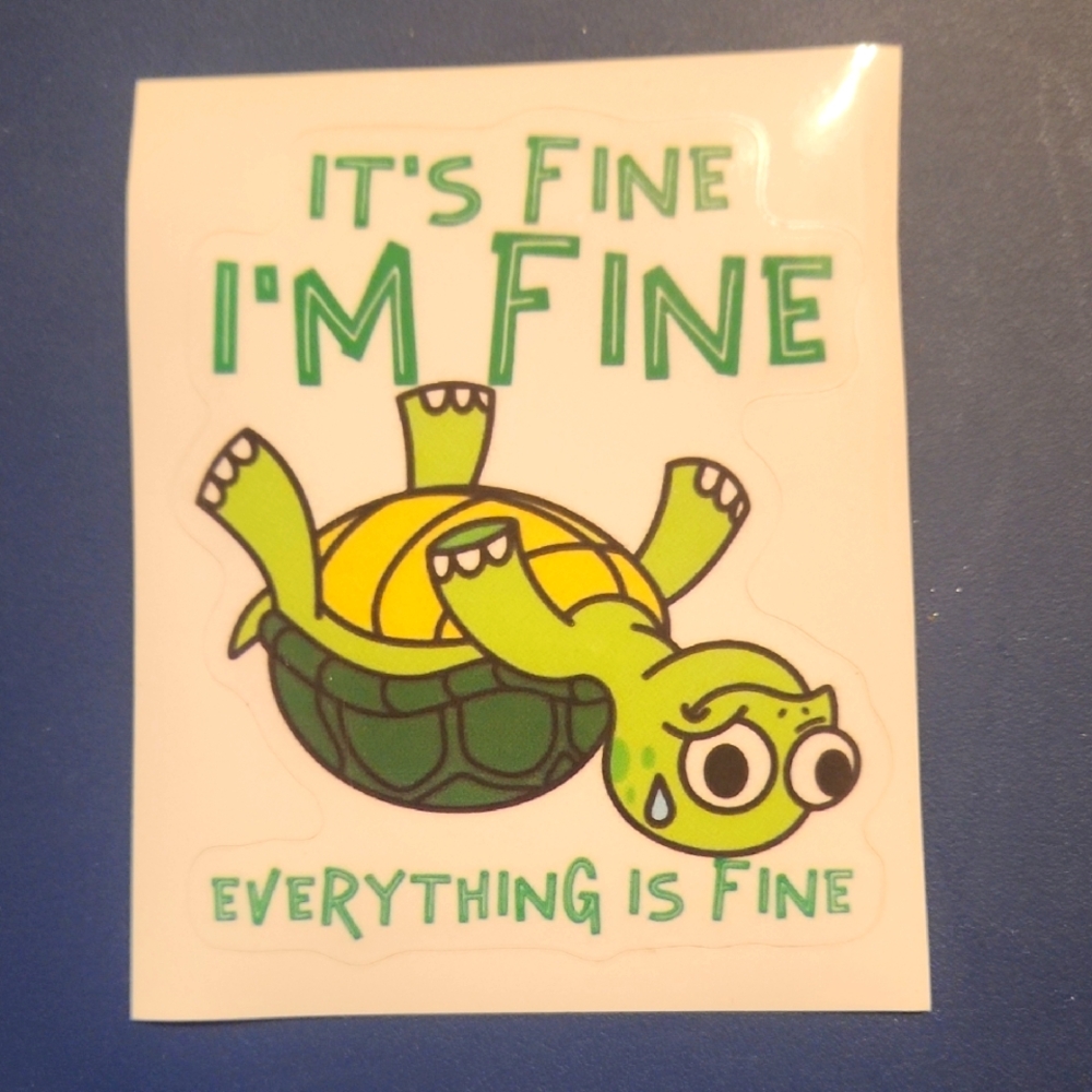 Green Turtle Sticker - Picture 1 of 3